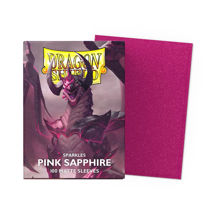 Dragon Shield: Standard 100ct Sleeves - Pink Sapphire