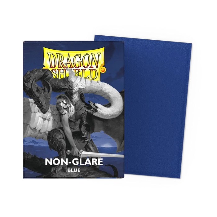 Dragon Shield: Standard 100ct Sleeves - Blue (Non-Glare Matte)
