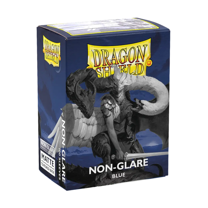 Dragon Shield: Standard 100ct Sleeves - Blue (Non-Glare Matte)