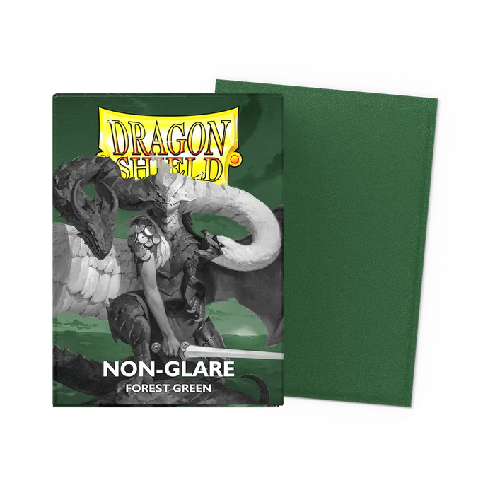 Dragon Shield: Standard 100ct Sleeves - Forest Green (Non-Glare Matte)