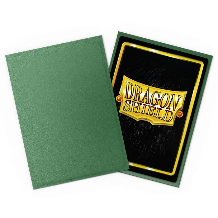 Dragon Shield: Standard 100ct Sleeves - Forest Green (Non-Glare Matte)