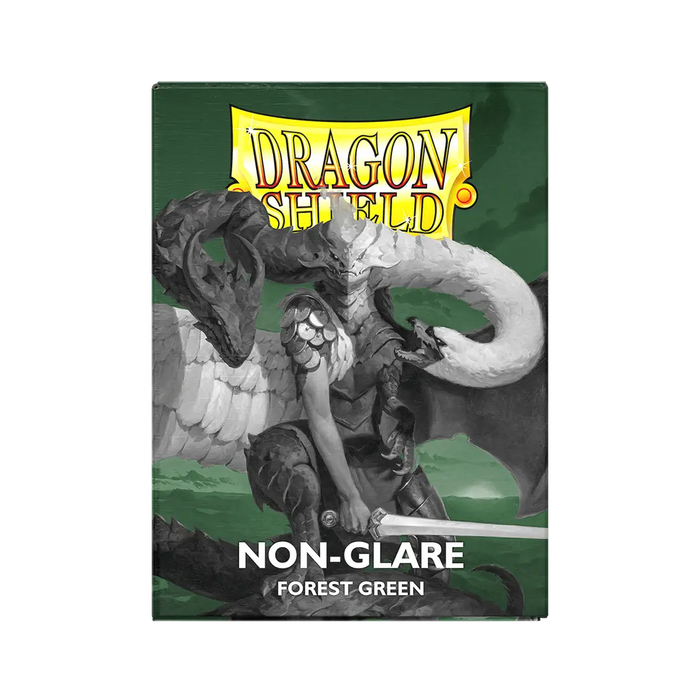 Dragon Shield: Standard 100ct Sleeves - Forest Green (Non-Glare Matte)