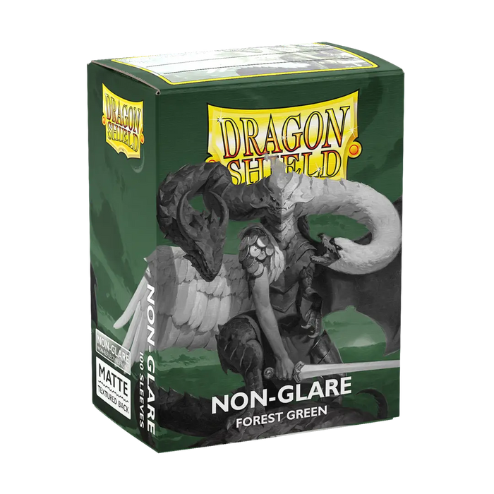 Dragon Shield: Standard 100ct Sleeves - Forest Green (Non-Glare Matte)