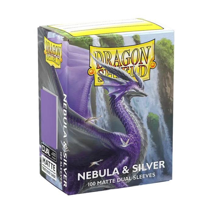 Dragon Shield: Standard 100ct Sleeves - Nebula & Silver