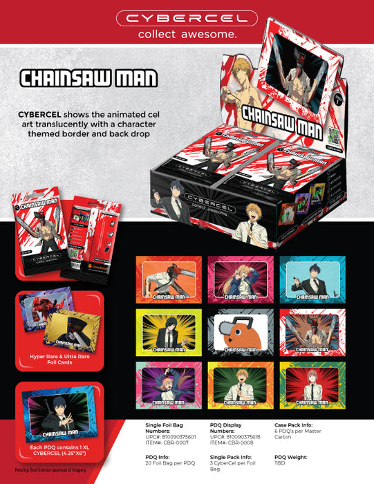 CYBERCEL - CHAINSAW MAN TRADING CARDS BOOSTER BOX (Pre-Order)