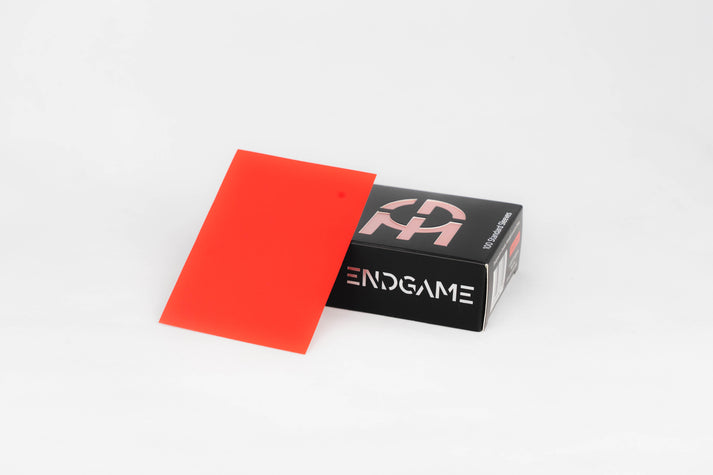 ENDGAME: GENESIS Standard Size Sleeves - Poppy Red (100 Count)