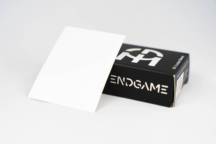 ENDGAME: GENESIS Standard Size Sleeves - Trillium White (100 Count) KanZenGames ENDGAME: GENESIS Standard Size Sleeves - Trillium White (100 Count) KanZenGames
