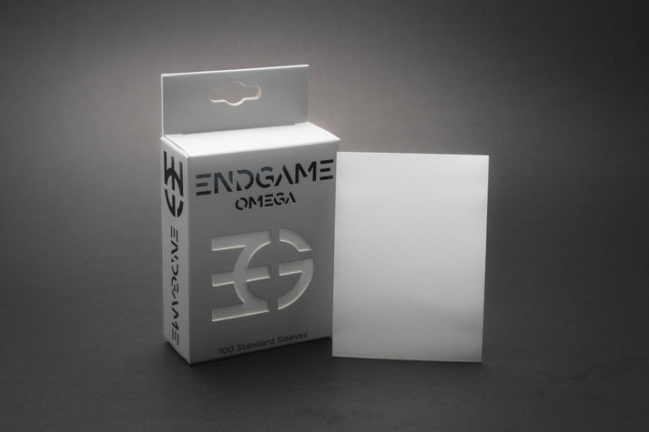 ENDGAME: OMEGA Standard Size Sleeves - Trillium White (100 Count)