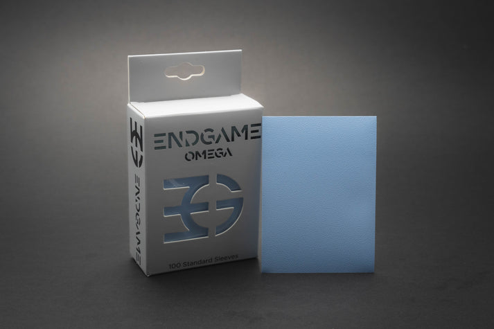 ENDGAME: OMEGA Standard Size Sleeves - Kyanite Blue (100 Count)