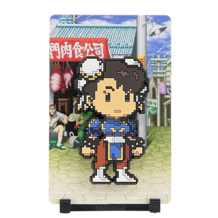Street Fighter II - Chun Li FiGGYZ Pixel Art 4.3" PVC Magnet (Pre-Order)