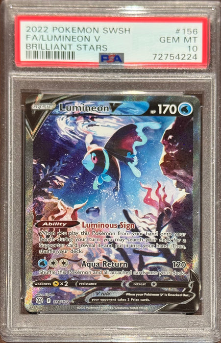 Lumineon V 156/172   - PSA 10 - #156 - (72754224)
