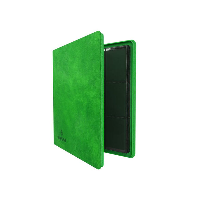 GAMEGENIC Zip-Up Binder : 24-Pocket (Green)