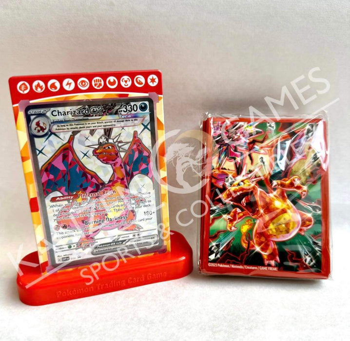 Scarlet & Violet Promo Charizard ex  (SVP056) - with Acrylic Stand and sleeve pack