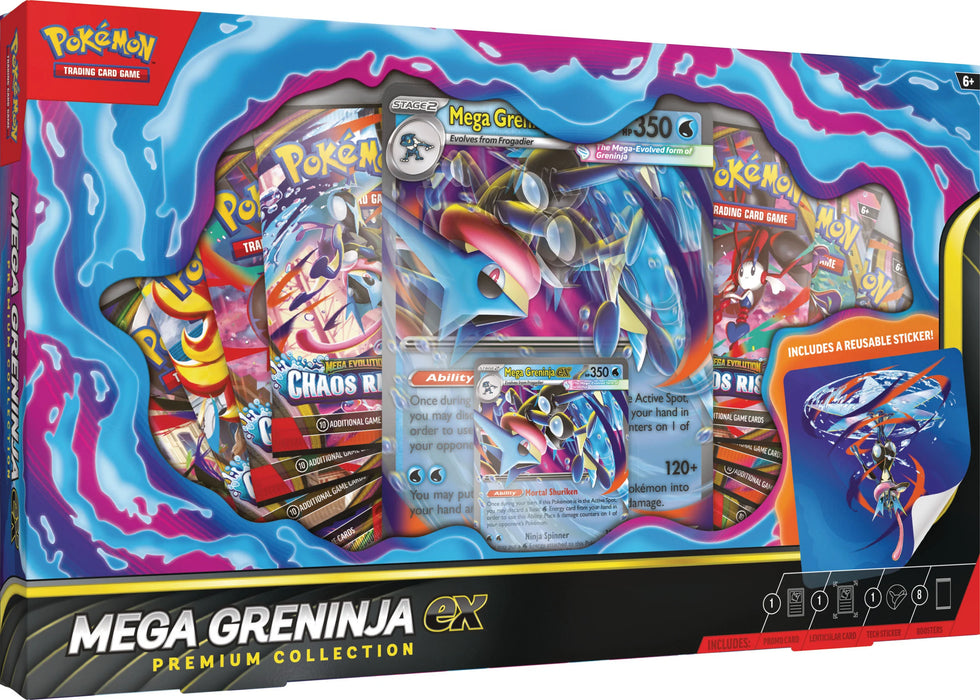 Pokémon Mega Greninja ex Premium Collection (Pre-Order) Limited 1 Per Customer