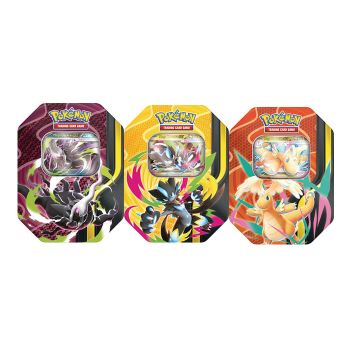 Pokémon TCG: Mega Forces Tin Bundle (3 Tins) (Pre-Order) Limit 1 Per Customer