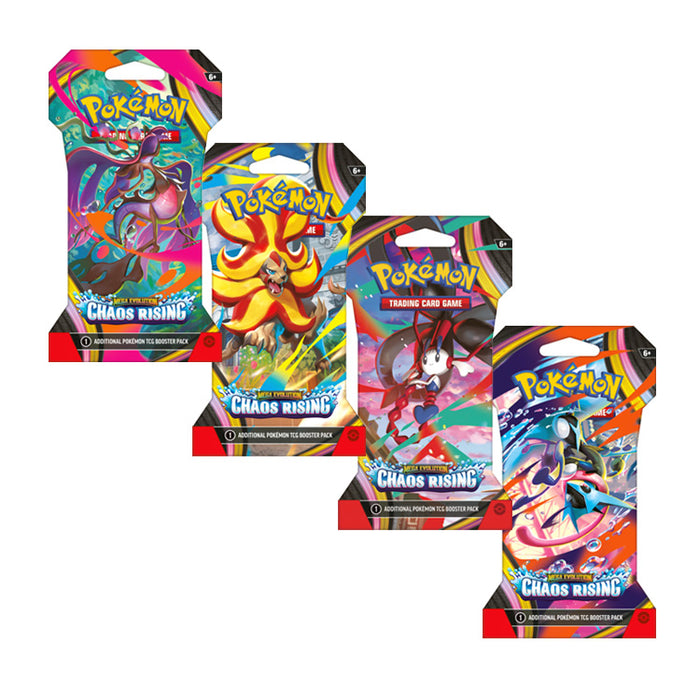 Mega Evolution Chaos Rising - Sleeved Booster Pack  (Pre-Order) Limited 12 per household