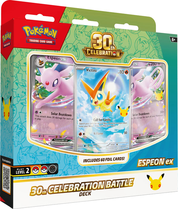 Pokémon 30th Celebration Espeon ex Battle Deck  (Pre-Order)