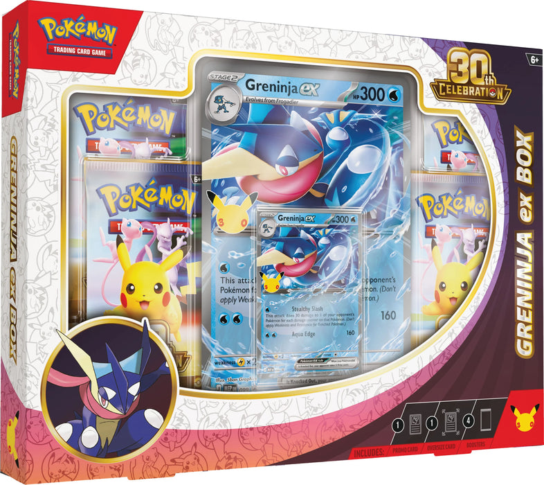 Pokémon 30th Celebration Pokemon Greninja ex Box (Pre-Order)