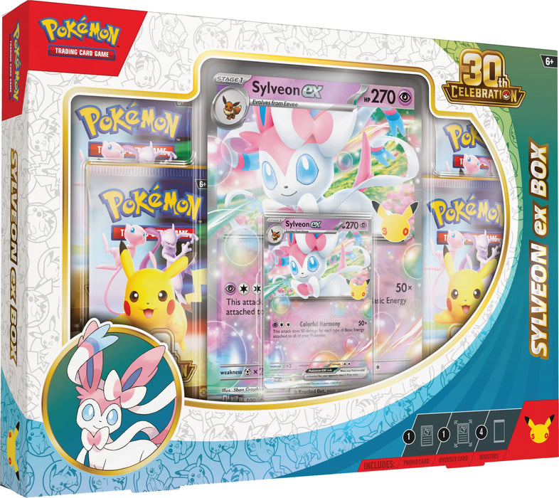 Pokémon 30th Celebration Pokémon Sylveon ex Box (Pre-Order)
