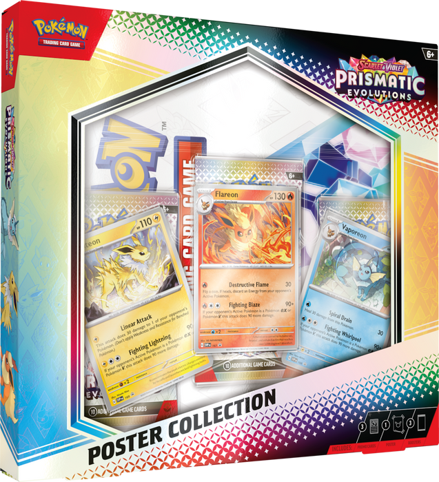 Scarlet & Violet: Prismatic Evolutions - Poster Collection (Pre-Order) Limited 1 Per Customer