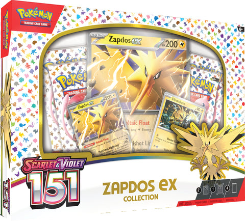 Pokemon 151 - Zapdos Ex -Sammlung (Vorbestellung)