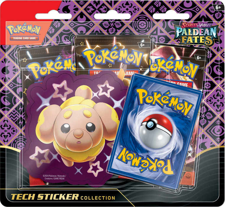 Pokemon Scarlet and Violet Paldean Fates Tech Sticker Collection Fidough