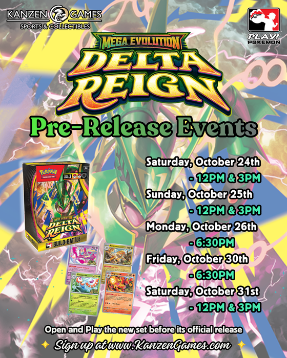 Pokémon TCG Event Delta Reign Pre-Release - Oct. 24 ~ Oct. 31