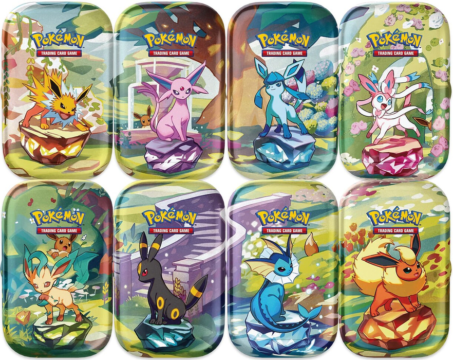 Scarlet & Violet: Prismatic Evolutions - Mini Tin Display (Pre-Order) Limited 1 Per Customer