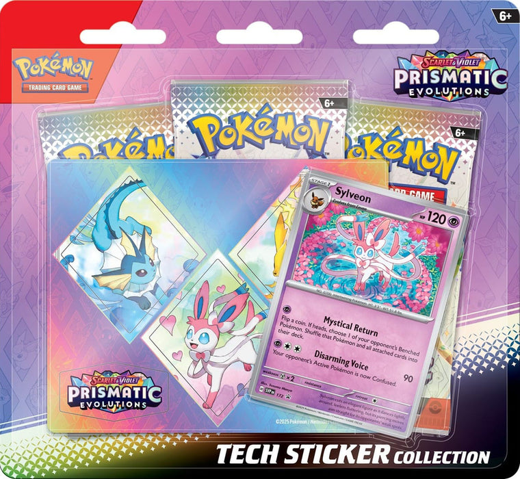 Scarlet & Violet: Prismatic Evolutions - Tech Sticker Collections (Sylveon) (Pre-Order) Limited 1 Per Customer