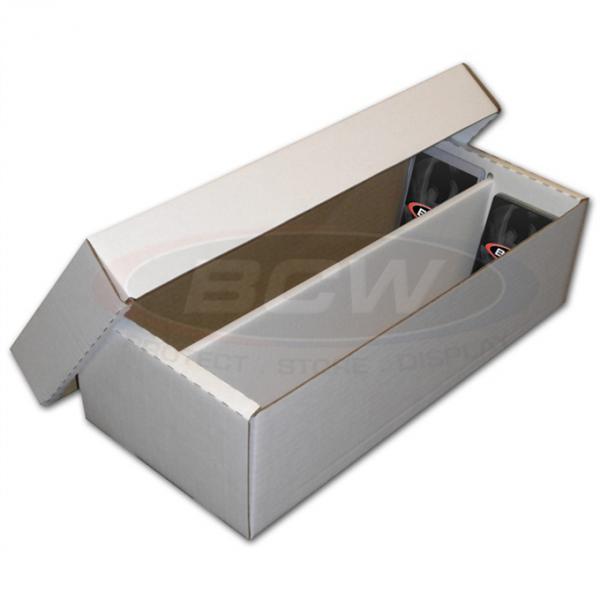 BCW 1,600ct (SHOE BOX) CARDBOARD CARD BOX