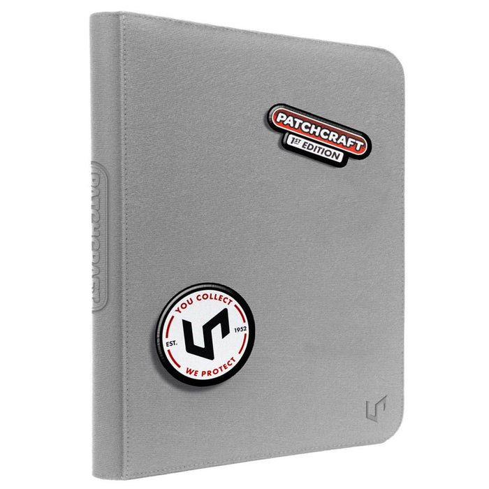 Ultra PRO: Patchcraft Zippered 9-Pocket Pro-Binder - Grey