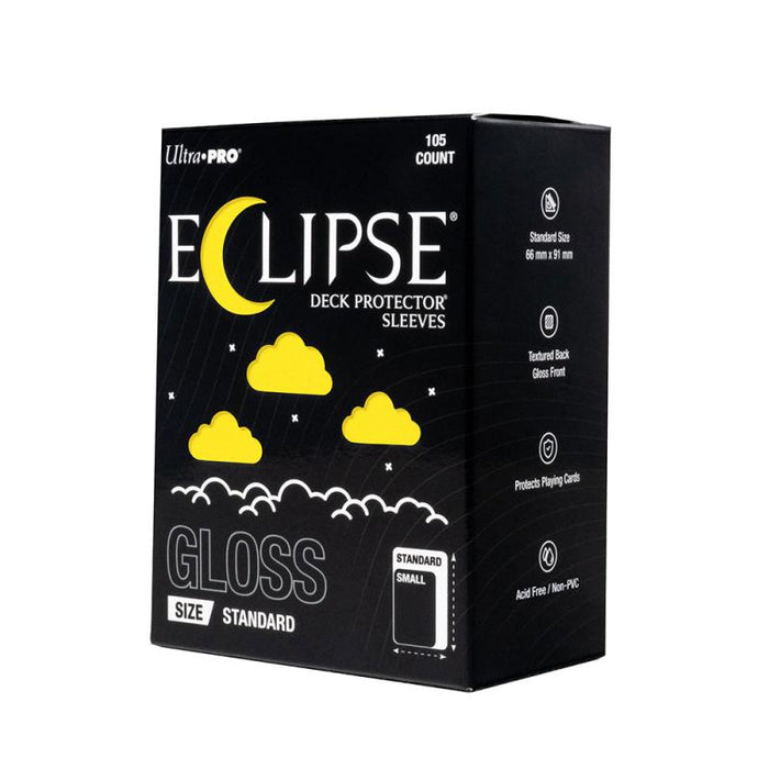 Ultra Pro - Eclipse Gloss Standard Deck Protector Sleeves: Gloss Lemon Yellow - 105ct