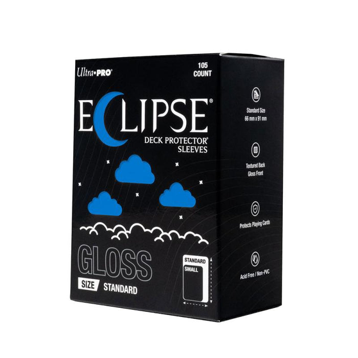 Ultra Pro - Eclipse Gloss Standard Deck Protector Sleeves: Gloss Pacific Blue - 105ct
