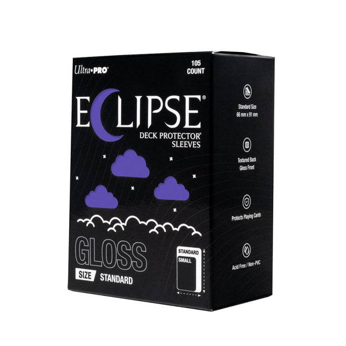 Ultra Pro - Eclipse Gloss Standard Deck Protector Sleeves: Gloss Royal Purple - 105ct