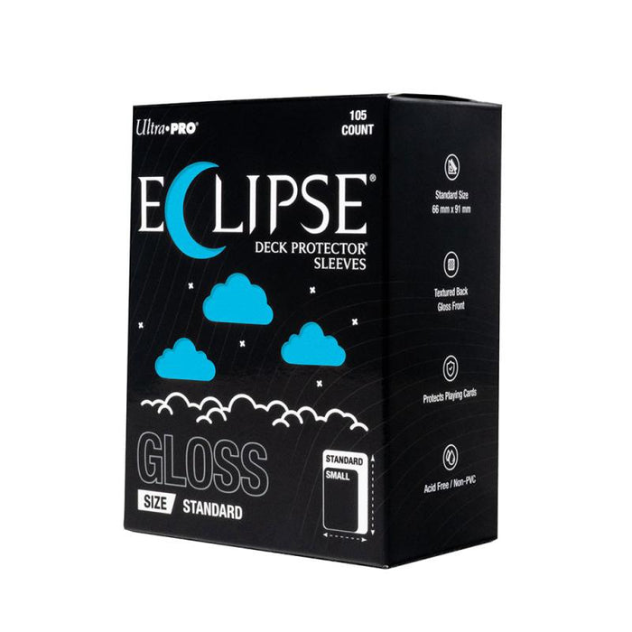 Ultra Pro - Eclipse Gloss Standard Deck Protector Sleeves: Gloss Sky Blue - 105ct