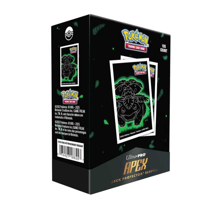 Pokemon Apex Deck Protector Neon Kanto Venusaur Card Sleeves (105 Count) (Pre-Order)
