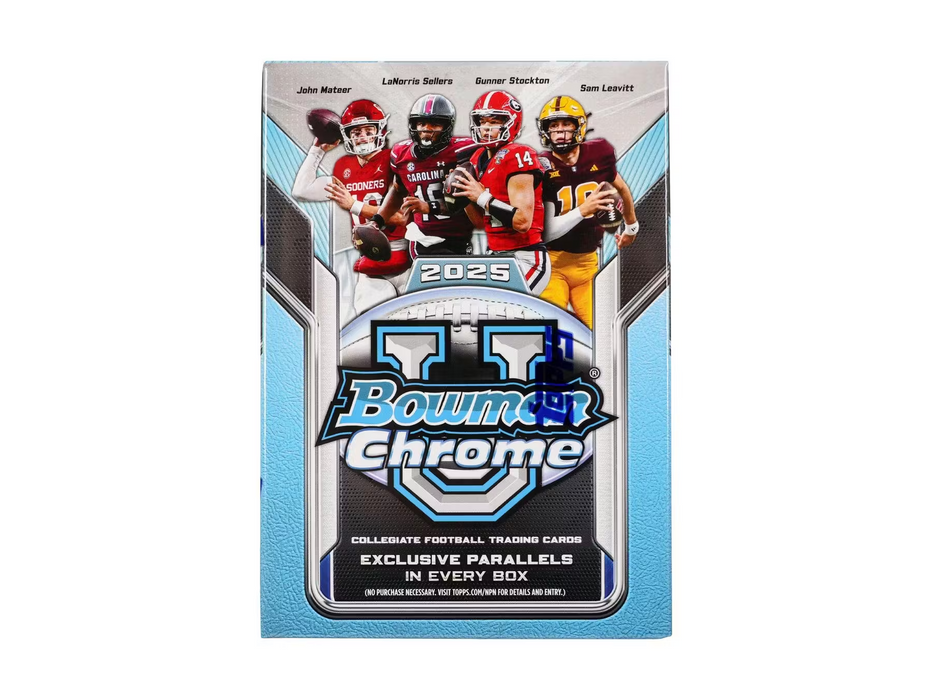 2025 Bowman Chrome University Football Blaster Box