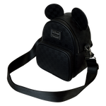 LOUNGEFLY Mickey Mouse Checkered Texture Convertible Mini Backpack & Crossbody Bag
