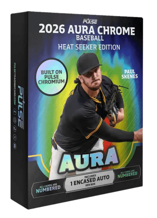 2026 Pulse Aura Chrome Baseball Heat Seeker Edition Box