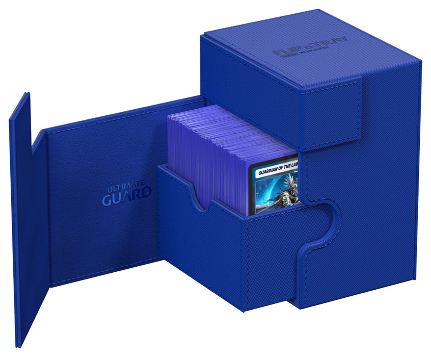 Ultimate Guard - 133+ Card Twin Flip N Tray Deck Case - Xenoskin Blue