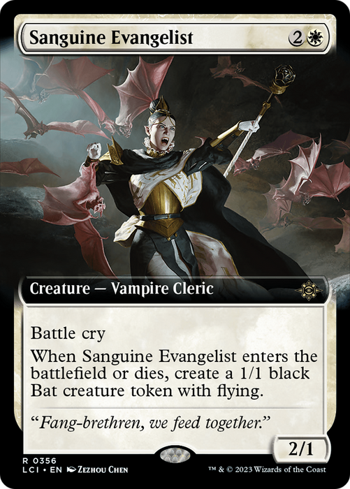 Sanguine Evangelist (Extended Art) [LCI-356] - The Lost Caverns of Ixalan