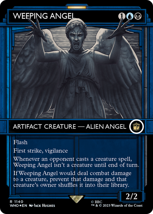 Weeping Angel (Showcase) (Borderless) [WHO-1140] Foil - Doctor Who