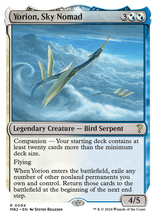 Yorion, Sky Nomad (companion) [MB2-094] - Mystery Booster 2