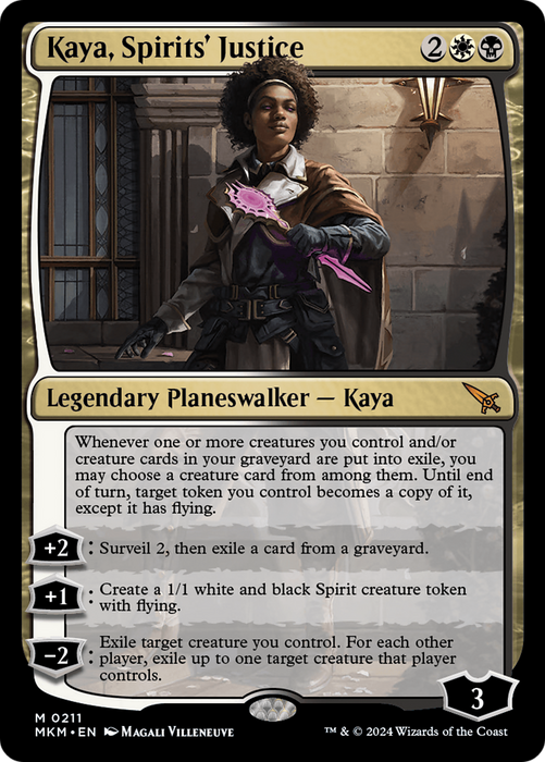 Kaya, Spirits' Justice [MKM-211] Foil - Murders at Karlov Manor