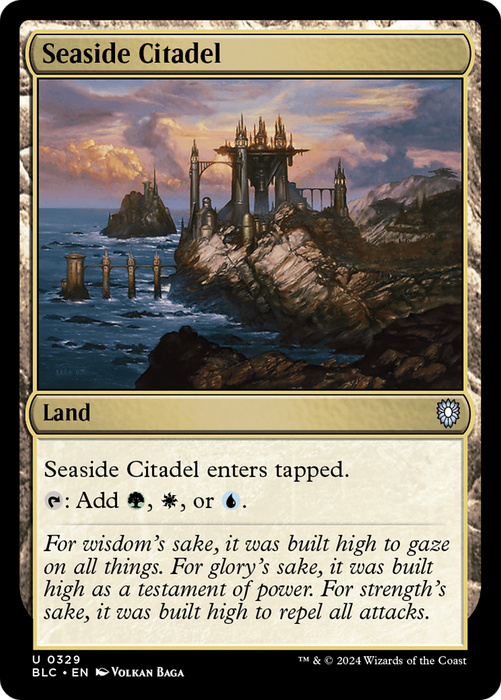 Seaside Citadel [BLC-329] - Bloomburrow Commander