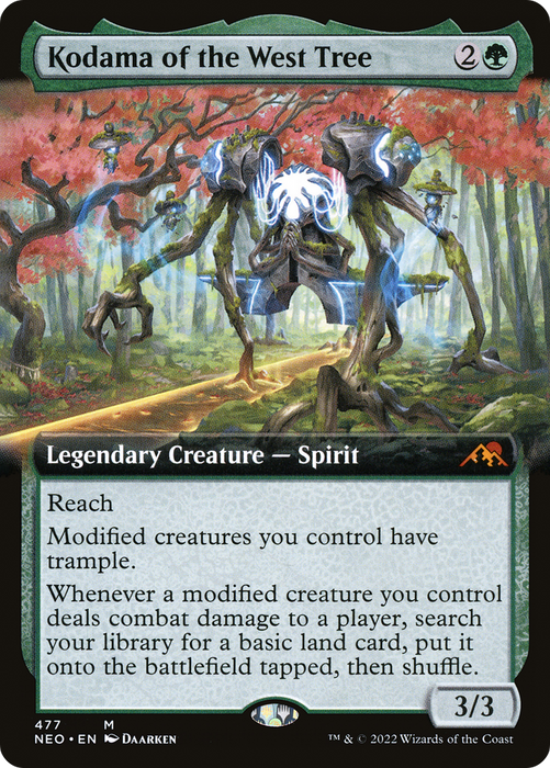 Kodama of the West Tree (Extended Art) [NEO-477] - Kamigawa: Neon Dynasty