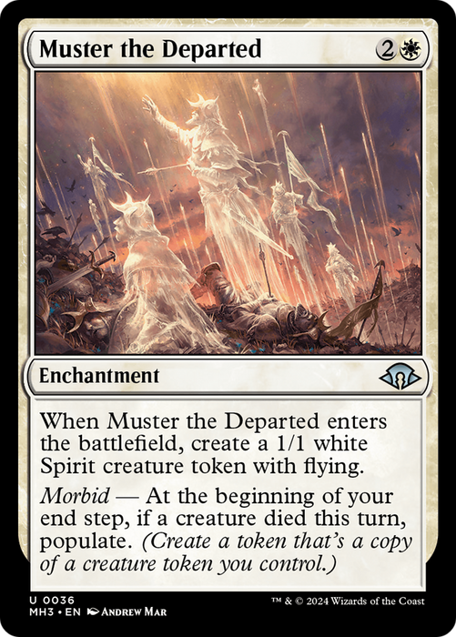 Muster the Departed [MH3-036] Foil - Modern Horizons 3