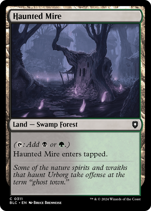 Haunted Mire [BLC-311] - Bloomburrow Commander