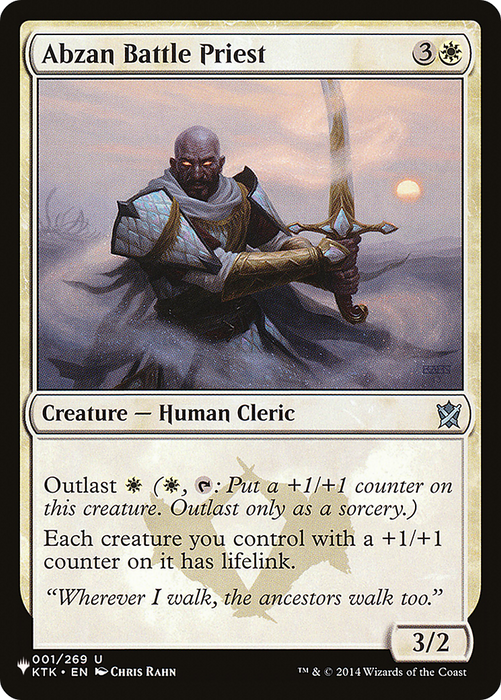 Abzan Battle Priest [PLST-KTK-1] - The List