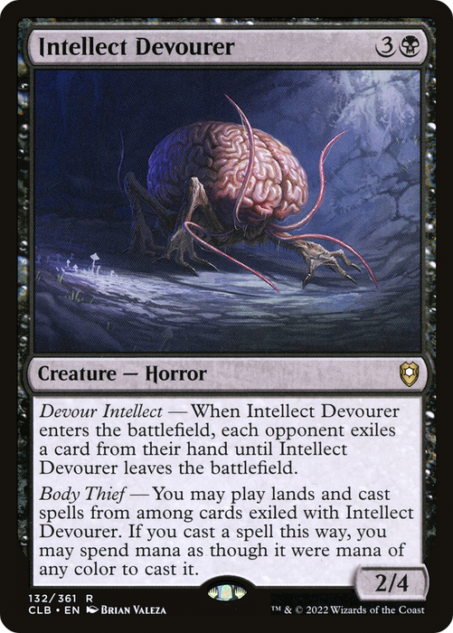 Intellect Devourer [CLB-132] Foil - Commander Legends: Battle for Baldur's Gate